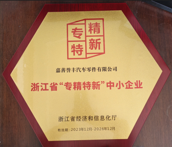 浙江（jiāng）省“精專特新”中小企業